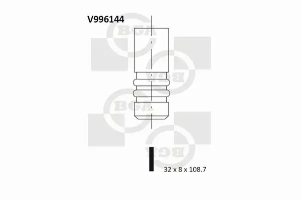 BGA ZAWÓR WYDECHOWY V996144 