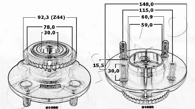 JAPKO PIASTA KOŁA 421039 