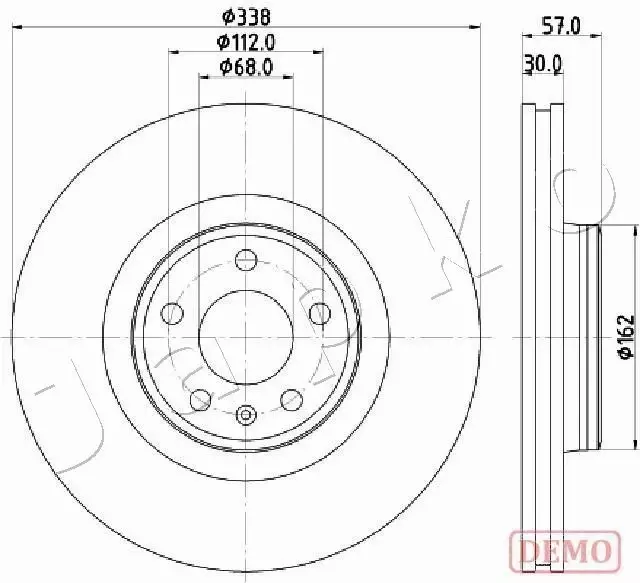 JAPKO TARCZA HAMULCOWA 600920C 