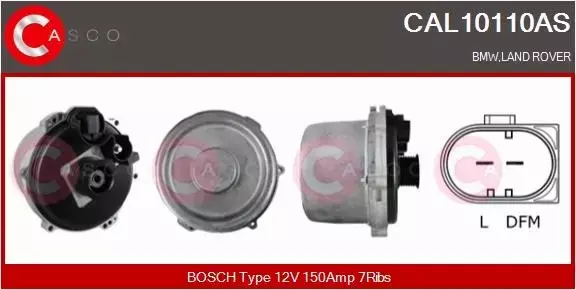 CASCO ALTERNATOR CAL10110AS 