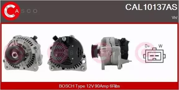 CASCO ALTERNATOR CAL10137AS 