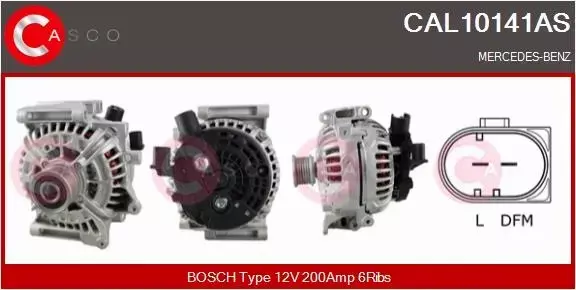 CASCO ALTERNATOR CAL10141AS 