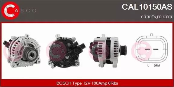 CASCO ALTERNATOR CAL10150AS 