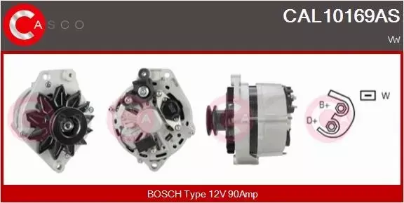 CASCO ALTERNATOR CAL10169AS 