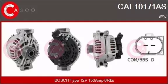 CASCO ALTERNATOR CAL10171AS 