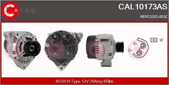 CASCO ALTERNATOR CAL10173AS 