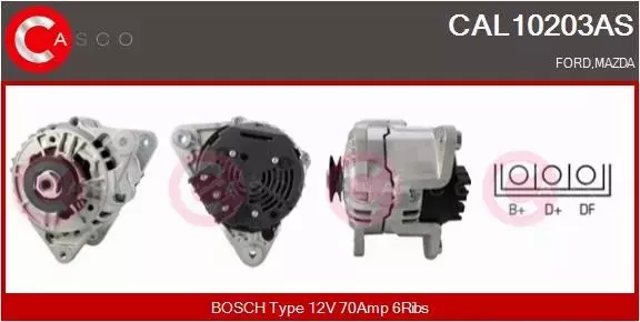 CASCO ALTERNATOR CAL10203AS 