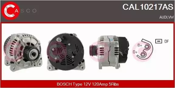 CASCO ALTERNATOR CAL10217AS 