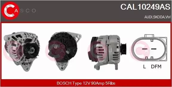 CASCO ALTERNATOR CAL10249AS 