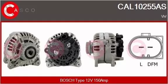 CASCO ALTERNATOR CAL10255AS 