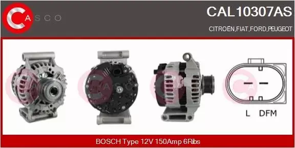 CASCO ALTERNATOR CAL10307AS 