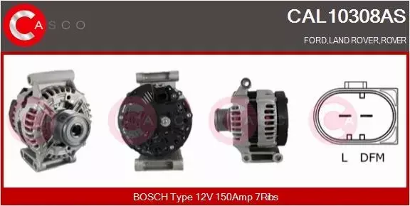 CASCO ALTERNATOR CAL10308AS 