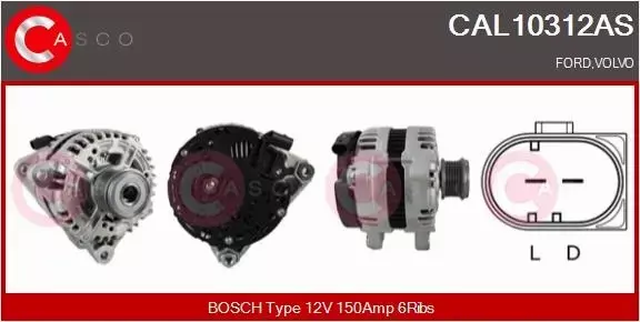 CASCO ALTERNATOR CAL10312AS 