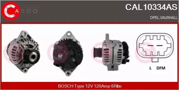 CASCO ALTERNATOR CAL10334AS 