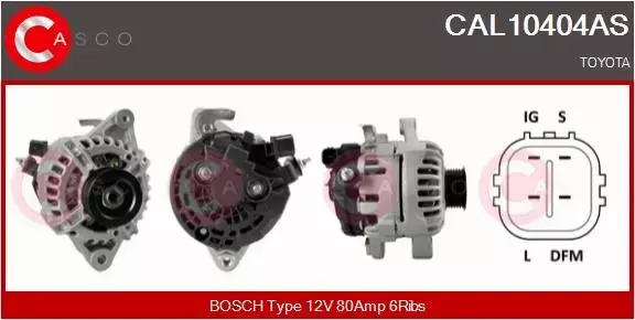 CASCO ALTERNATOR CAL10404AS 