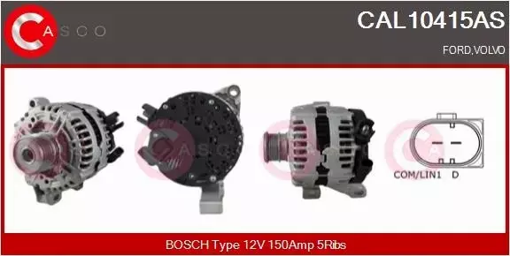 CASCO ALTERNATOR CAL10415AS 