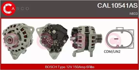 CASCO ALTERNATOR CAL10541AS 