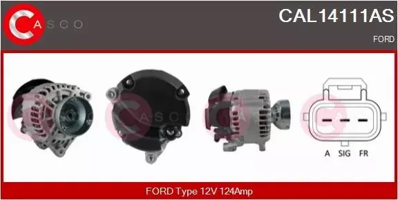 CASCO ALTERNATOR CAL14111AS 