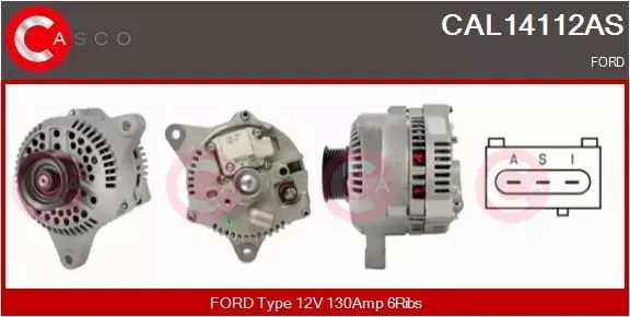 CASCO ALTERNATOR CAL14112AS 