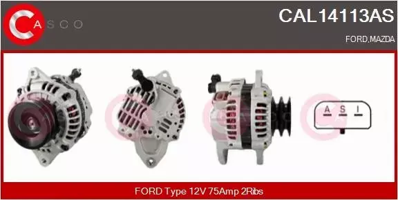 CASCO ALTERNATOR CAL14113AS 