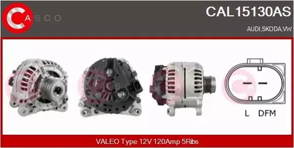 CASCO ALTERNATOR CAL15130AS 