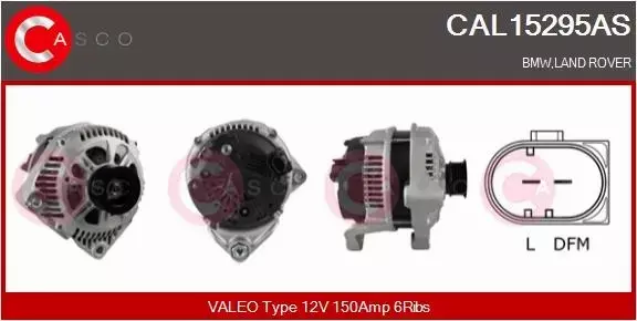 CASCO ALTERNATOR CAL15295AS 