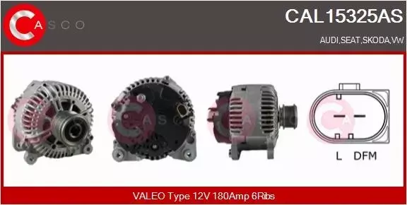 CASCO ALTERNATOR CAL15325AS 