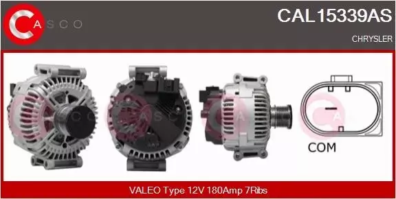 CASCO ALTERNATOR CAL15339AS 