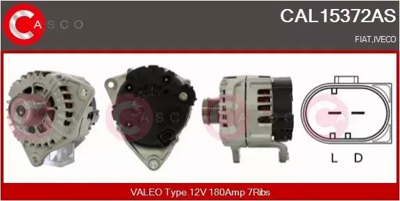 CASCO ALTERNATOR CAL15372AS 