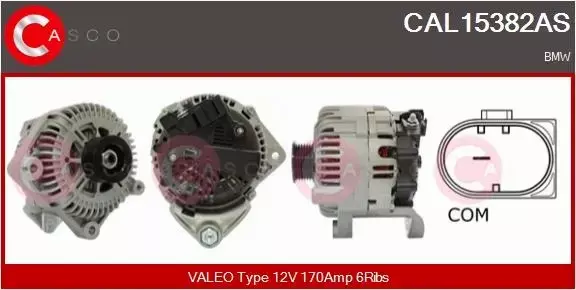 CASCO ALTERNATOR CAL15382AS 