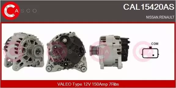 CASCO ALTERNATOR CAL15420AS 