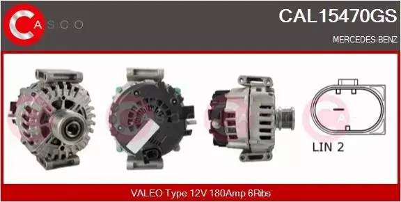 CASCO ALTERNATOR CAL15470GS 