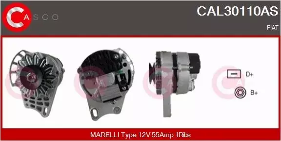 CASCO ALTERNATOR CAL30110AS 