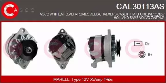 CASCO ALTERNATOR CAL30113AS 