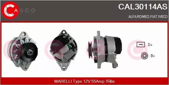 CASCO ALTERNATOR CAL30114AS 