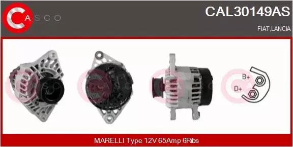 CASCO ALTERNATOR CAL30149AS 