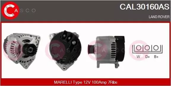 CASCO ALTERNATOR CAL30160AS 