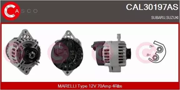 CASCO ALTERNATOR CAL30197AS 