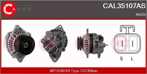 CASCO ALTERNATOR CAL35107AS 