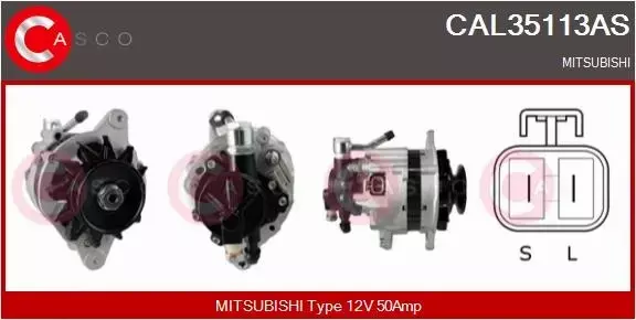 CASCO ALTERNATOR CAL35113AS 