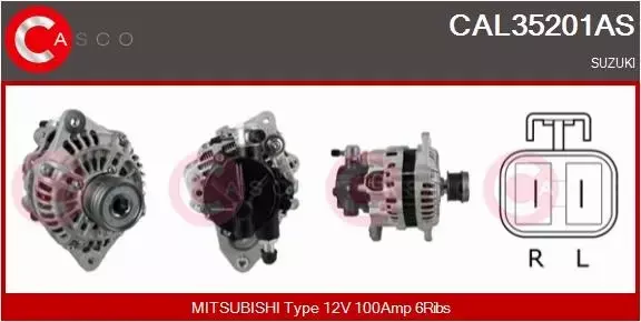 CASCO ALTERNATOR CAL35201AS 