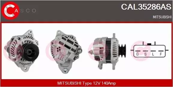 CASCO ALTERNATOR CAL35286AS 