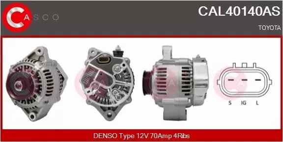 CASCO ALTERNATOR CAL40140AS 