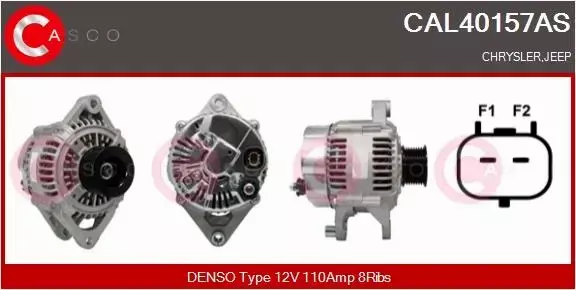 CASCO ALTERNATOR CAL40157AS 