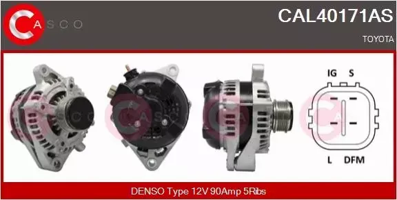 CASCO ALTERNATOR CAL40171AS 