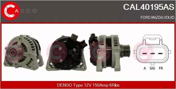 CASCO ALTERNATOR CAL40195AS 