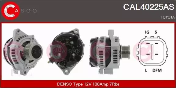 CASCO ALTERNATOR CAL40225AS 