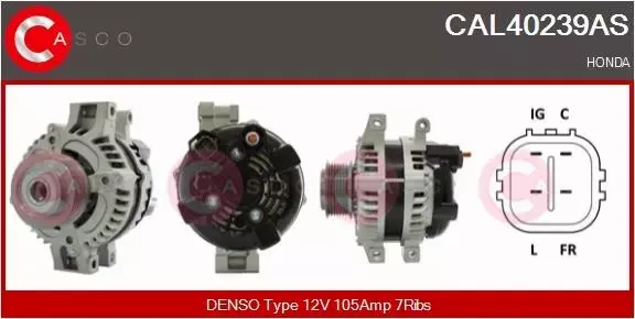 CASCO ALTERNATOR CAL40239AS 