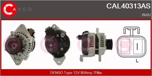 CASCO ALTERNATOR CAL40313AS 