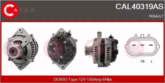 CASCO ALTERNATOR CAL40319AS 